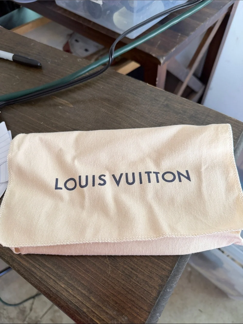 Louis Vuitton Beige  Dust Bag